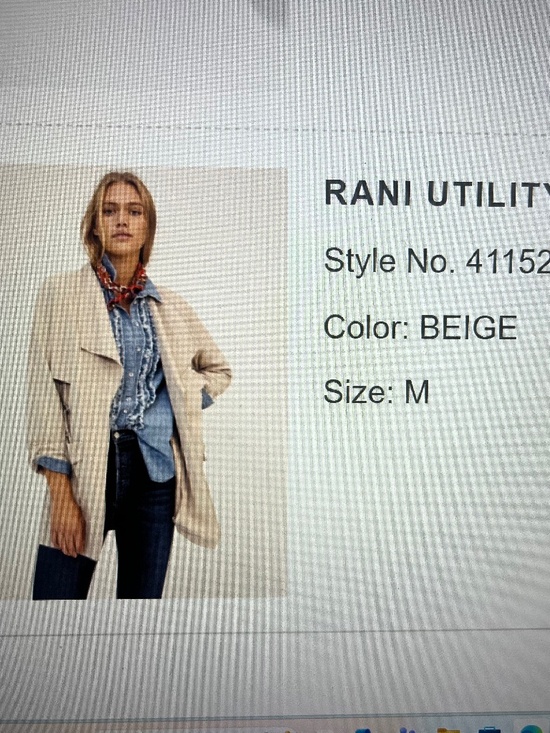 Anthropologie Jack by BB Dakota Rani Utility Jacket (beige, small) - Picture 5 of 5